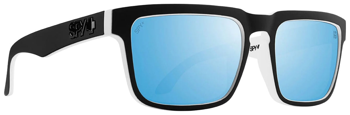 Spy Helm Sunglasses - White Wall / Happy Boost Polar Ice Mirror