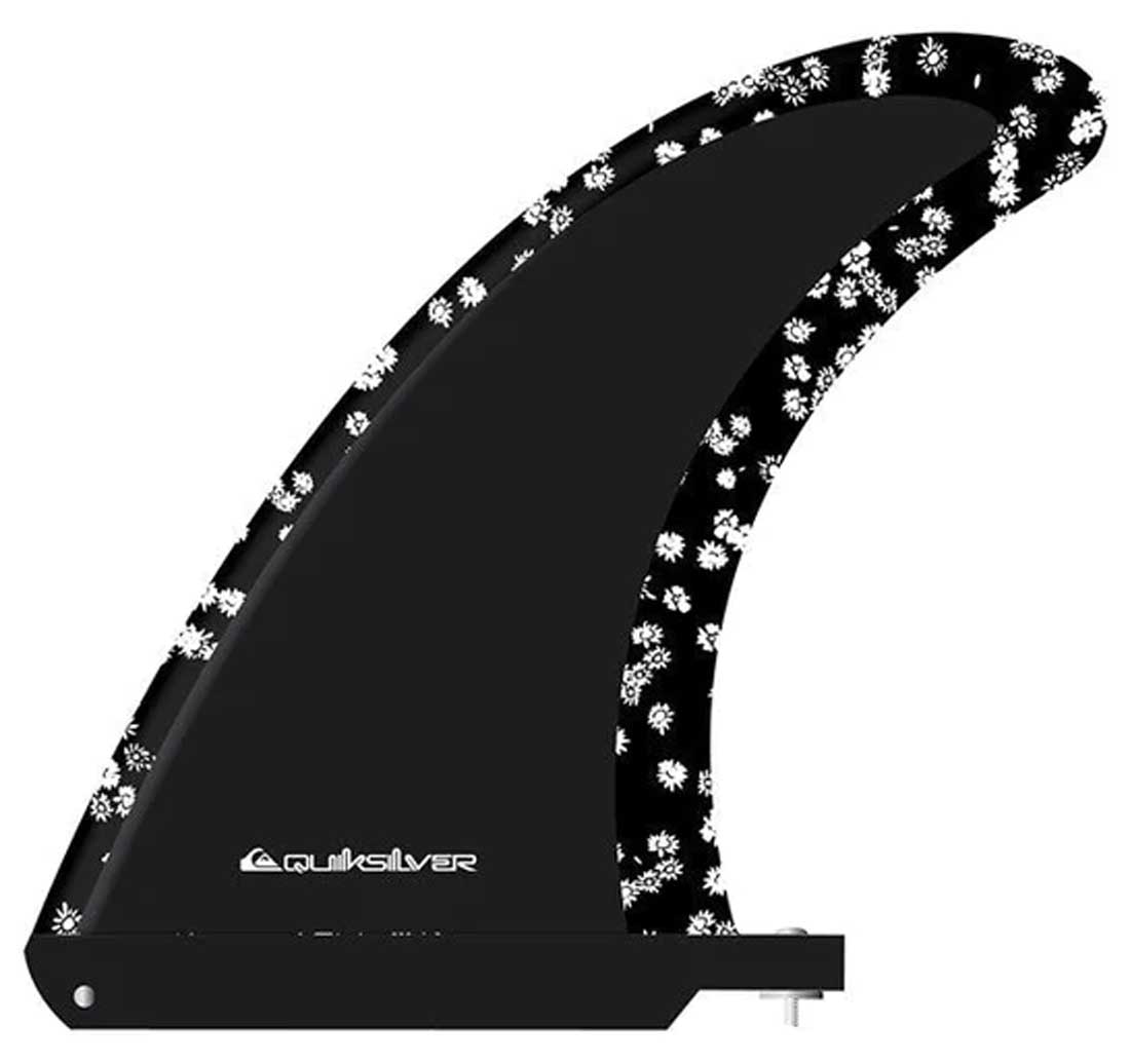 Quiksilver Singe Fin 6" - Black, front view