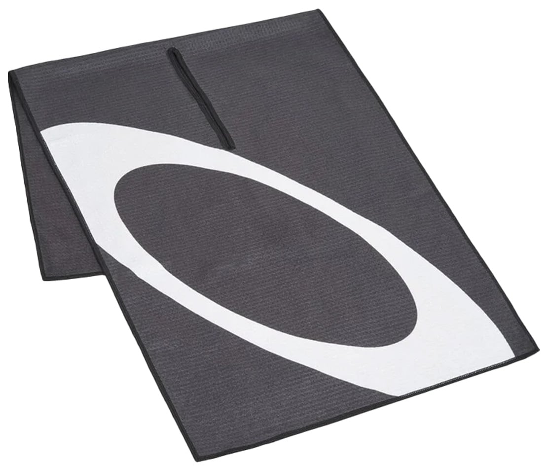 Oakley PLYR Terrain Golf Towel - Blackout