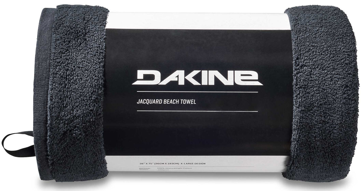 Dakine Jacquard Beach Towel - Black – alternate view 1