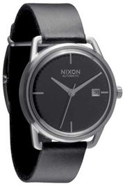 Nixon Mellor Automatic Watch - Black, front view