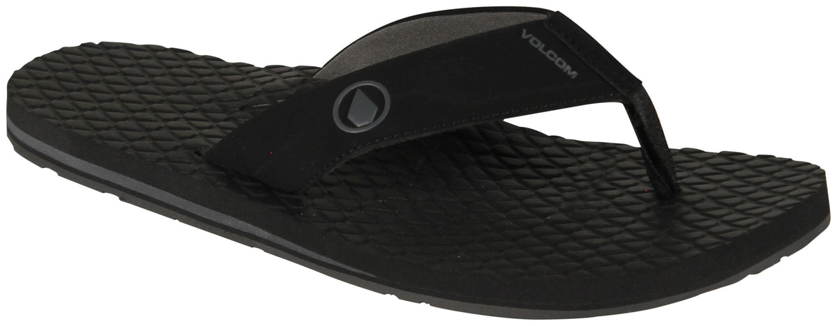 Volcom Eco Recliner Sandal - Black Grey