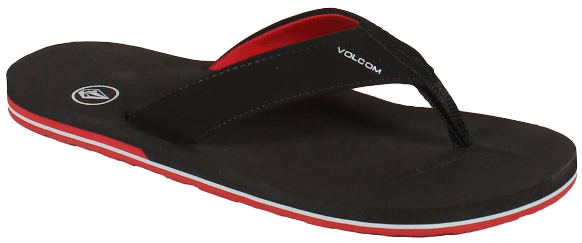 Volcom Victor Sandal - Black / Red