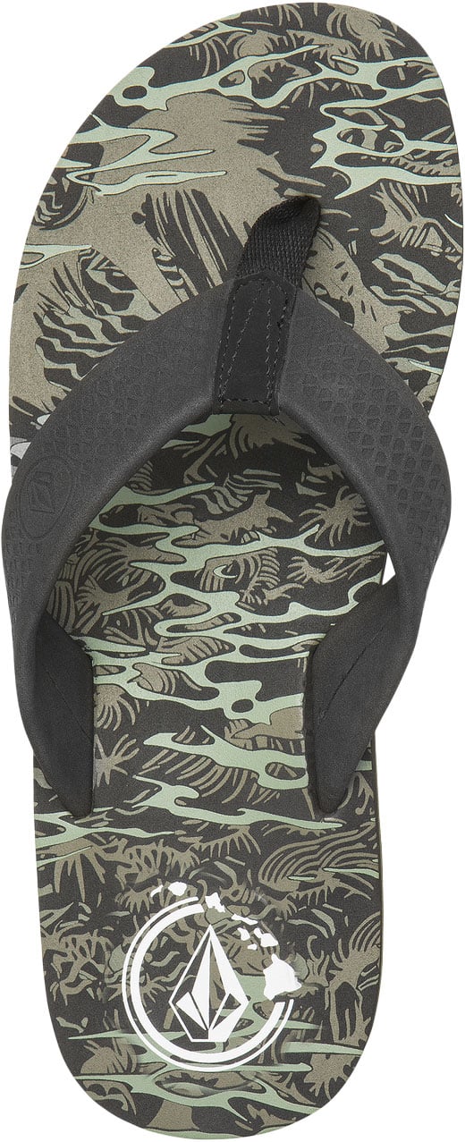 Volcom Daycation 2 Hawaii Sandal - Camoflage – sole view
