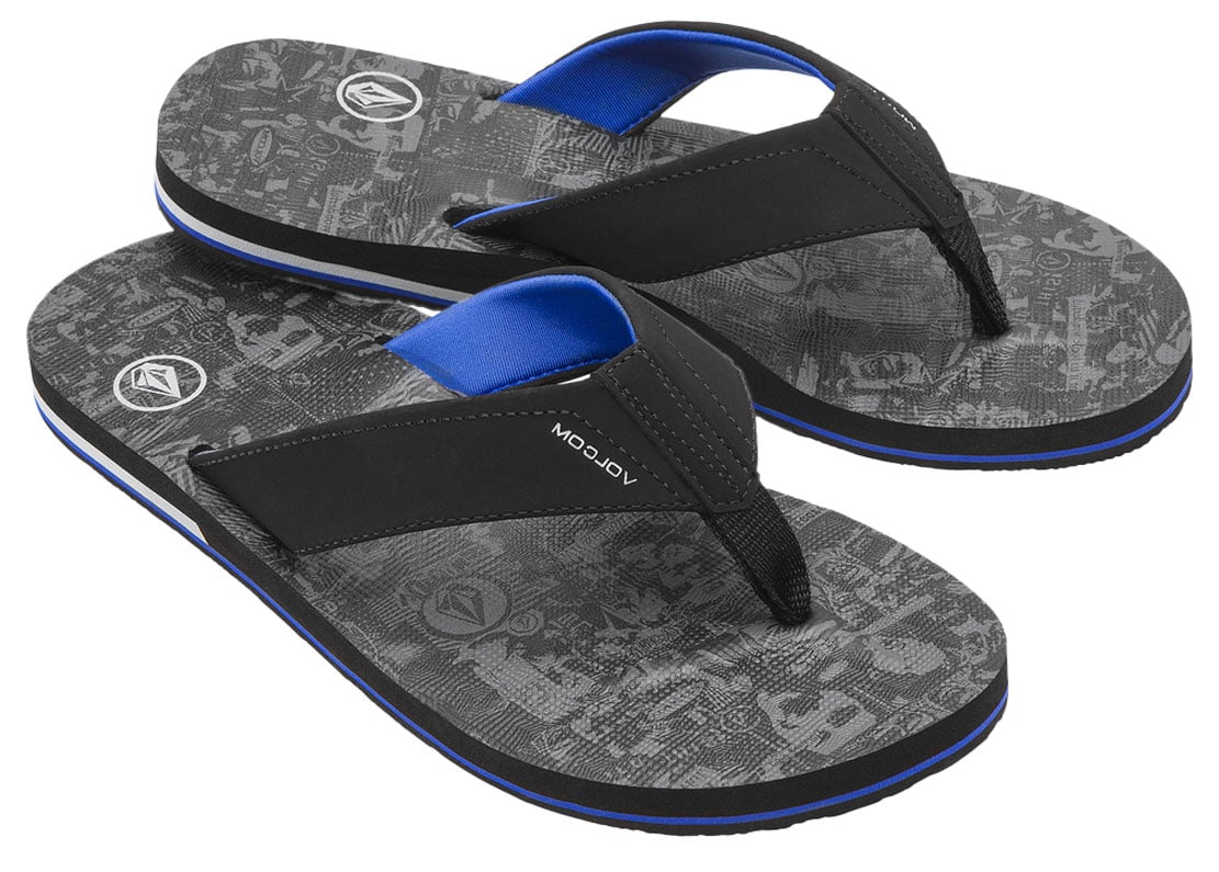 Volcom Victor Sandal - Black Print