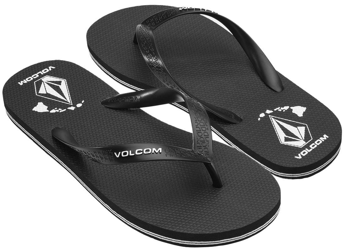 Volcom Volcomotion Hawaii Sandal - Black/White