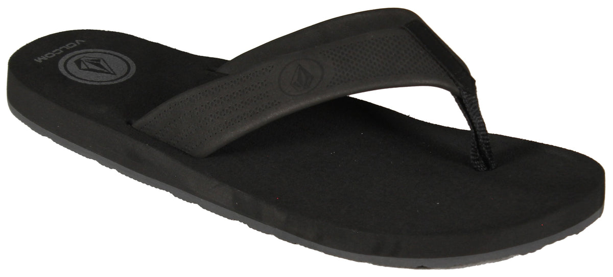 Volcom Daycation Sandal - Black Destructo