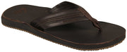 Quiksilver Carver Natural Leather Sandal - Brown / Brown / Brown