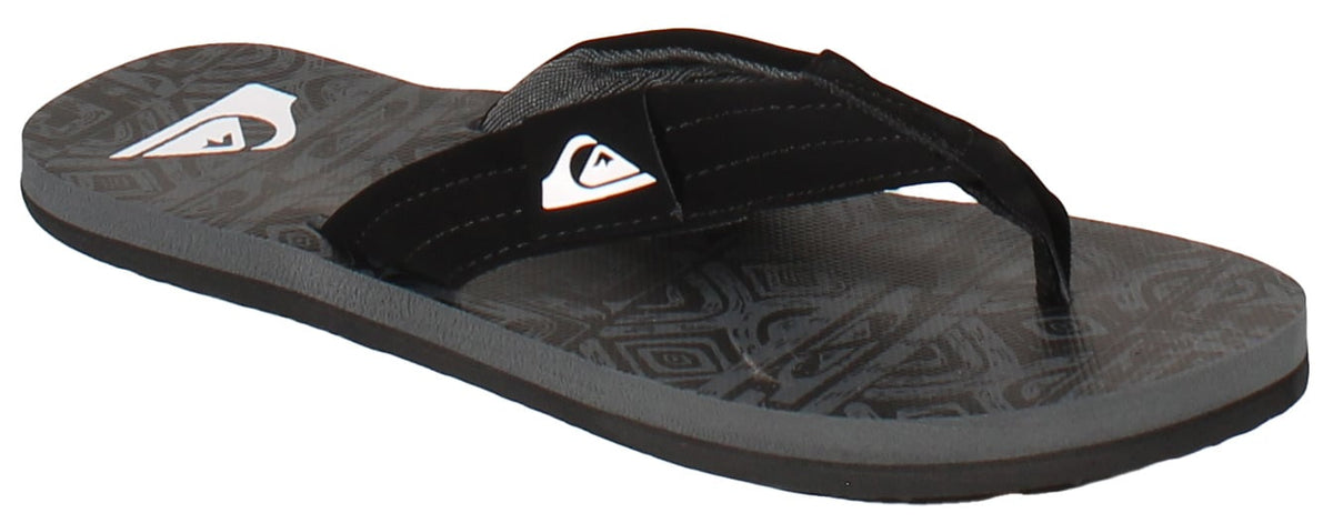 Quiksilver Moncata Layback Sandal - Dark Grey / Black