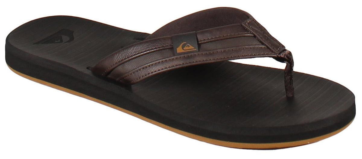 Quiksilver Carver Squish Sandal - Dark Brown