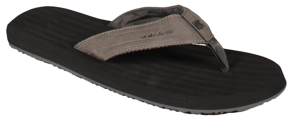 Quiksilver Tiger Paw Sandal - Gunsmoke