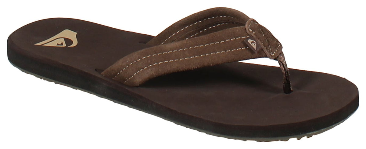Quiksilver Carver Suede Core Sandal - Dark Brown