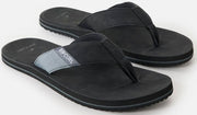 Rip Curl Oxford Bloom Open Toe Sandal - Cushioned Support, Black / Grey