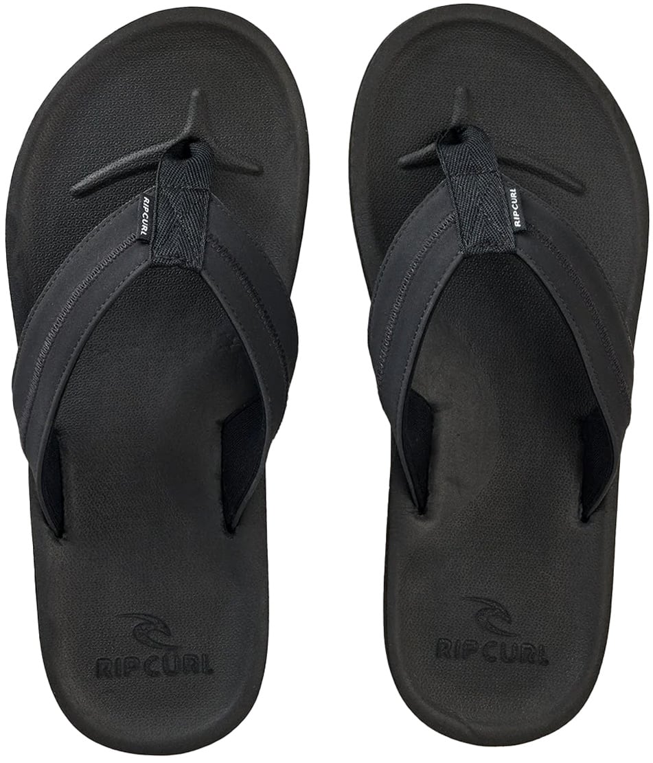 Rip Curl Omega Bloom Open Toe Sandal - Arch Support Comfort, Black – alternate view 1