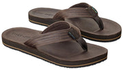 Rip Curl Men’s Surf Revival Leather Sandals - Premium Leather, Dark Brown