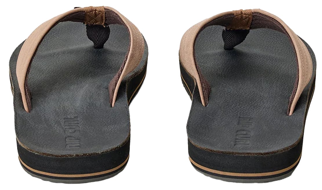 Rip Curl Men’s Surf Revival Leather Sandals - Premium Leather, Mocha – back view