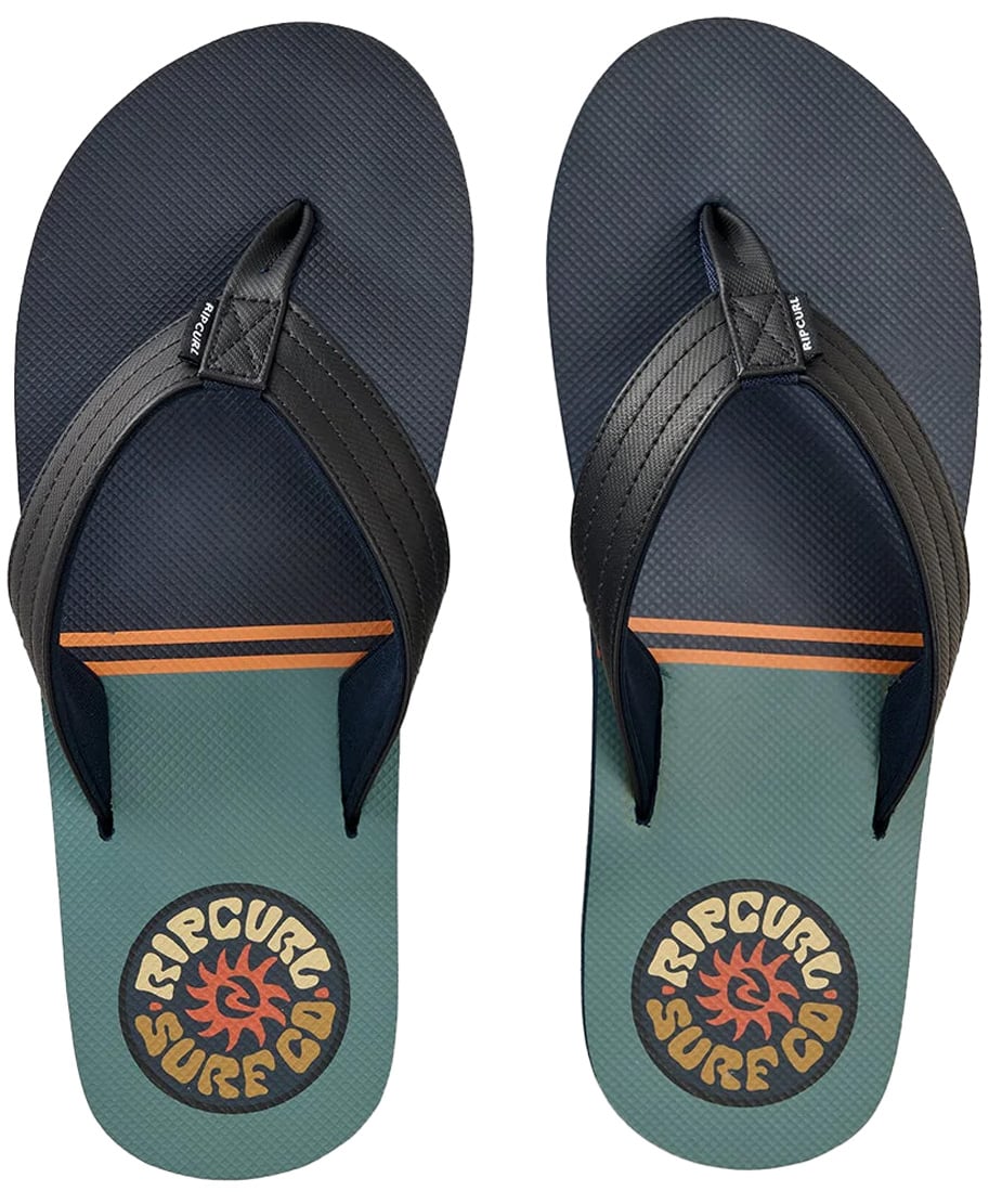 Rip Curl Men’s Ripper Bloom Sandal - Multi-Density Arch Support, Moss / Black – alternate view 1