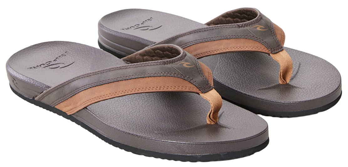 Rip Curl Soft Top Men’s Open Toe Sandal - Brown / Tan