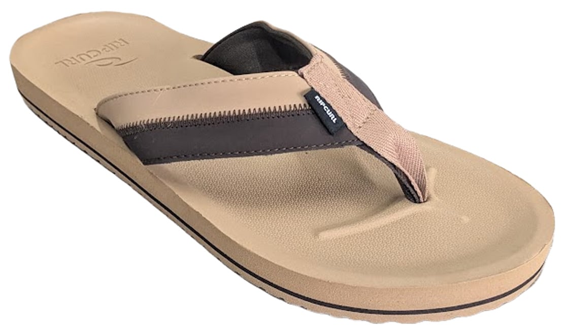 Rip Curl Omega Bloom Open Toe Sandal - Arch Support Comfort, Tan / Brown
