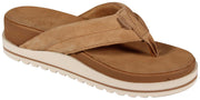 Roxy Thessa Leather Sandal - Tan, front view