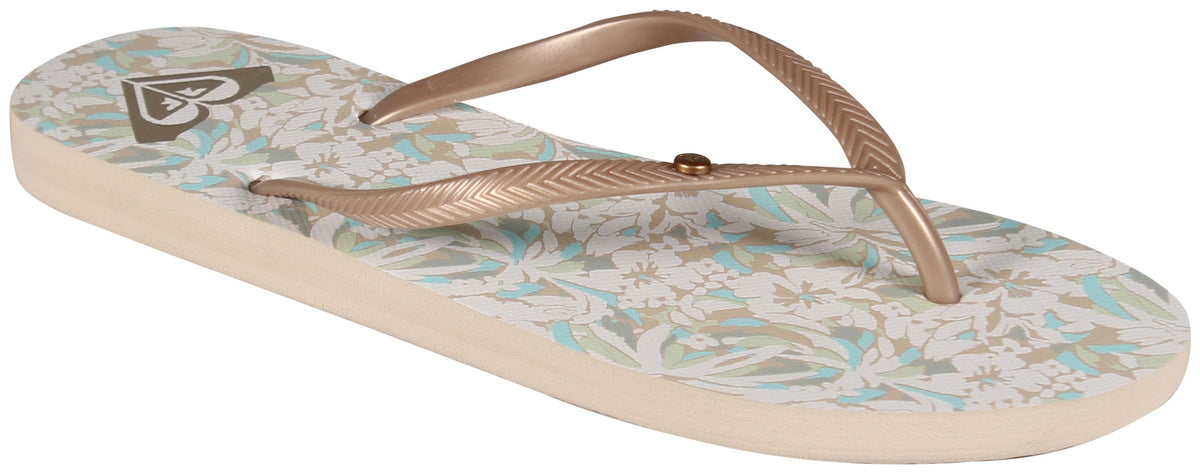 Roxy Bermuda Print Sandal - Beige