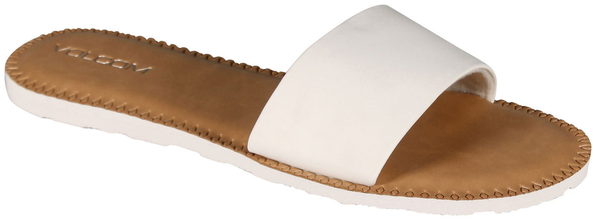 Volcom Simple Slide Sandal - White