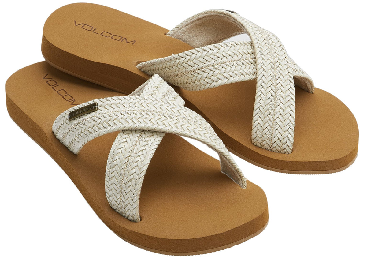 Volcom Double Cross Sandal - Cream