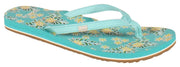 Sanuk Yoga Joy Vintage Floral Sandal - Aqua Splash