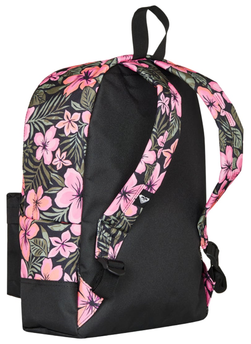 Roxy Sugar Baby Bottle 16L Backpack - Anthracite Fearless Floral – back view
