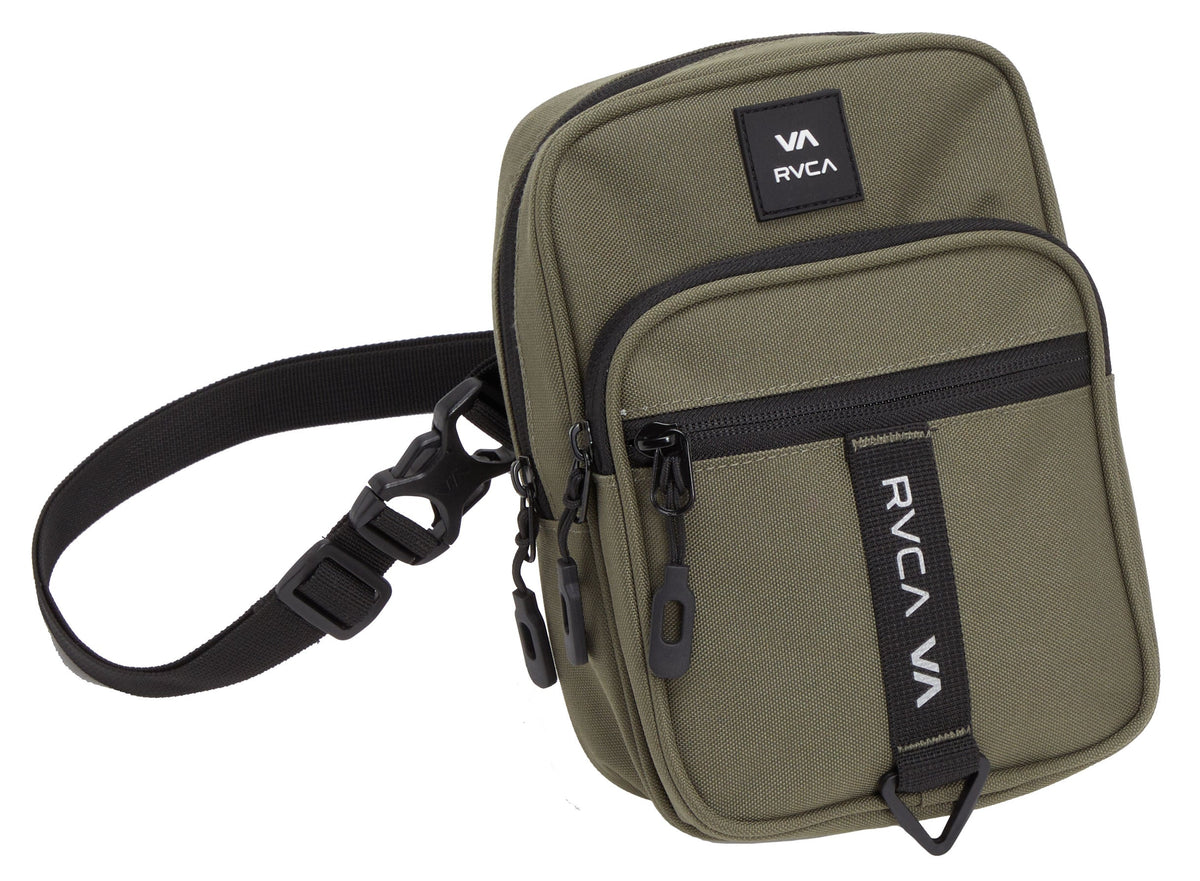 RVCA Utility Pouch - Compact Crossbody Everyday Bag, Olive