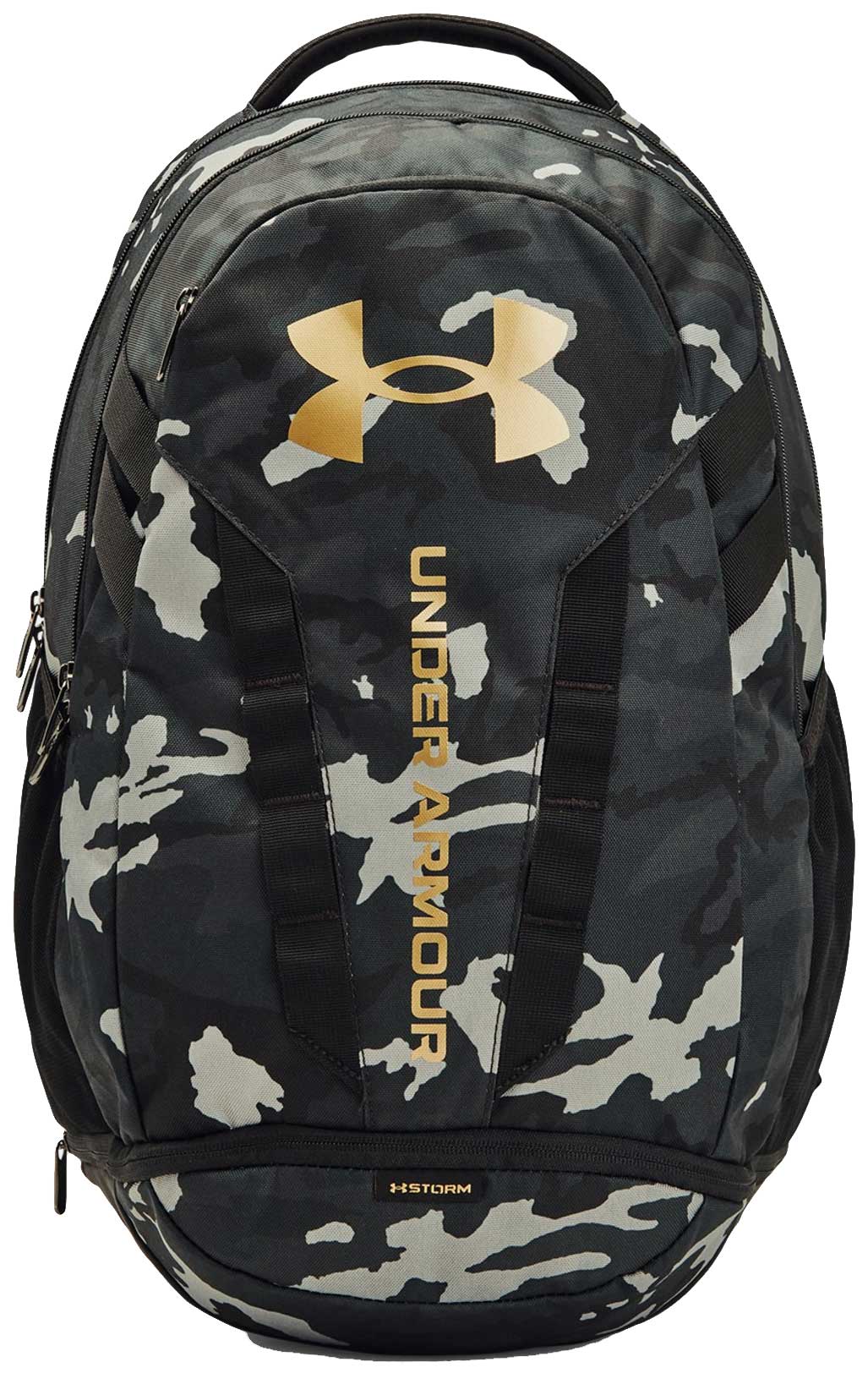 Under Armour Hustle 29L Backpack - Classic Black / Metallic Gold