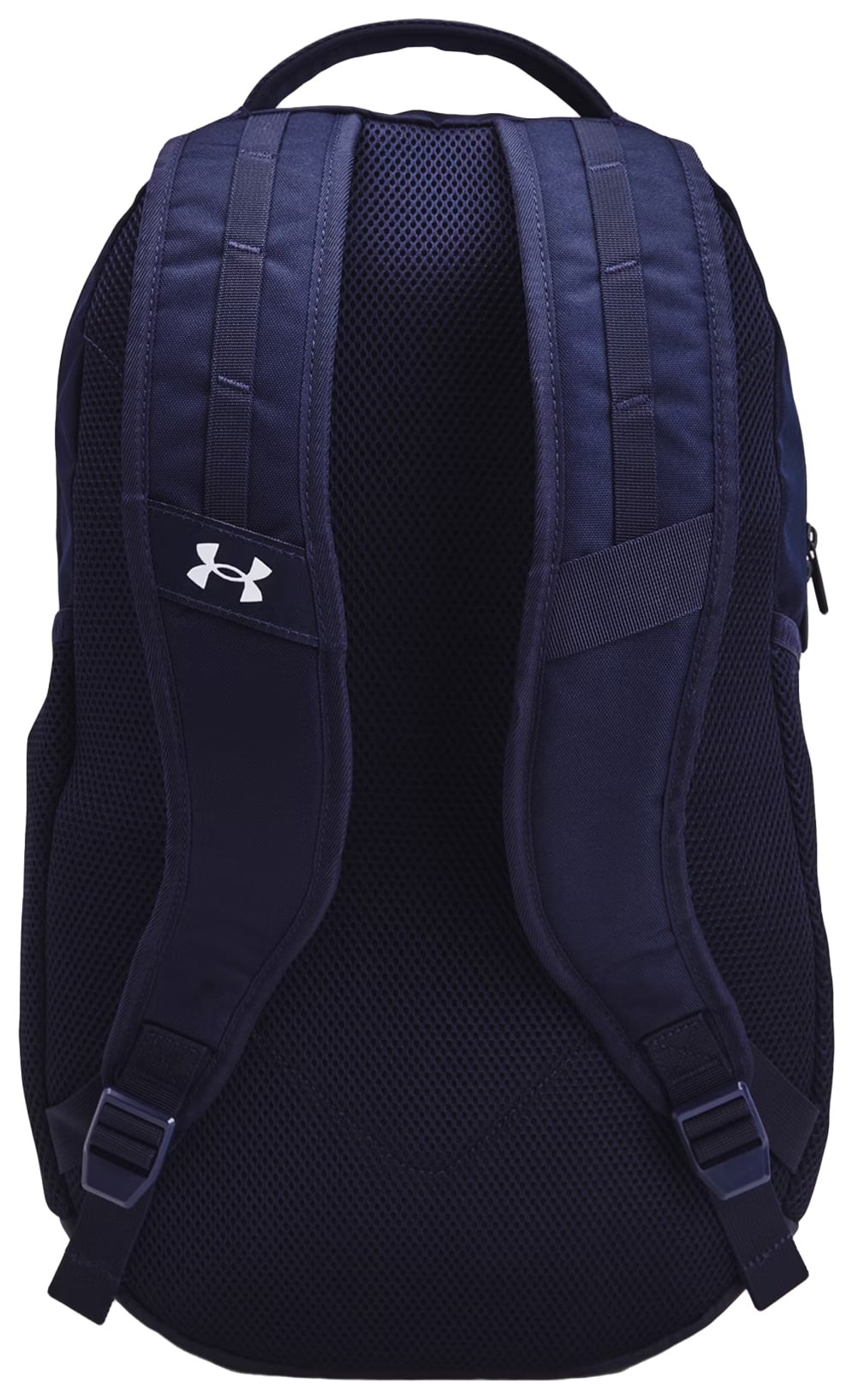 Under Armour Hustle 29L Backpack - Midnight Navy / White – back view