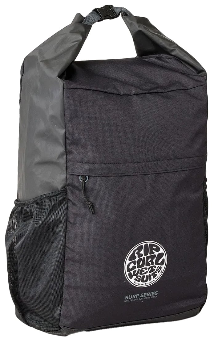 Rip Curl Surf Series Ventura 25L Roll Top Backpack - Black / Grey