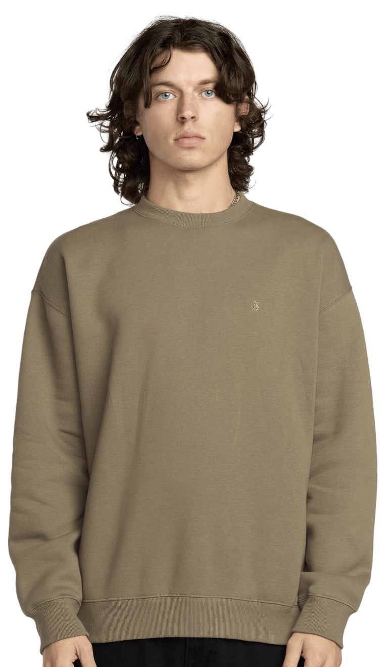 Volcom Single Stone Crew Sweater - Brindle