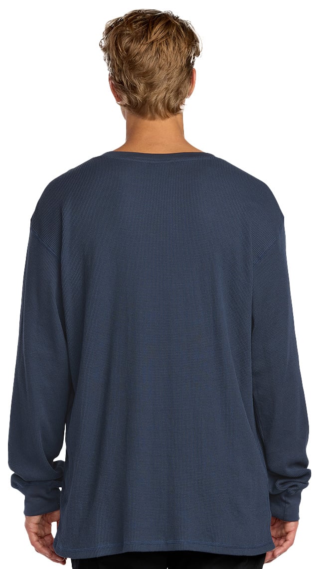 Billabong Essential Thermal Sweater - Medium Blue – back view