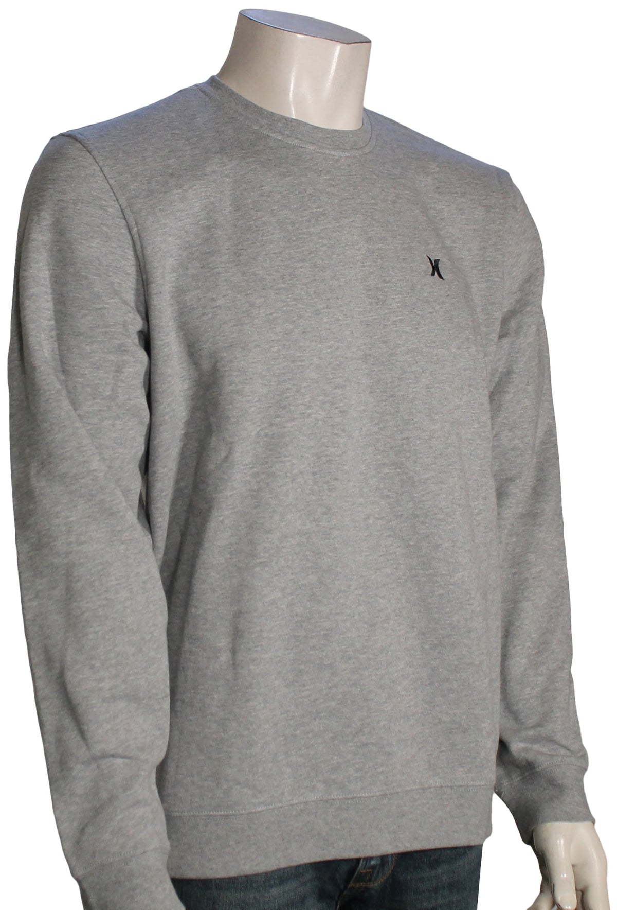 Hurley Icon Crew Sweater - Dark Grey Heather