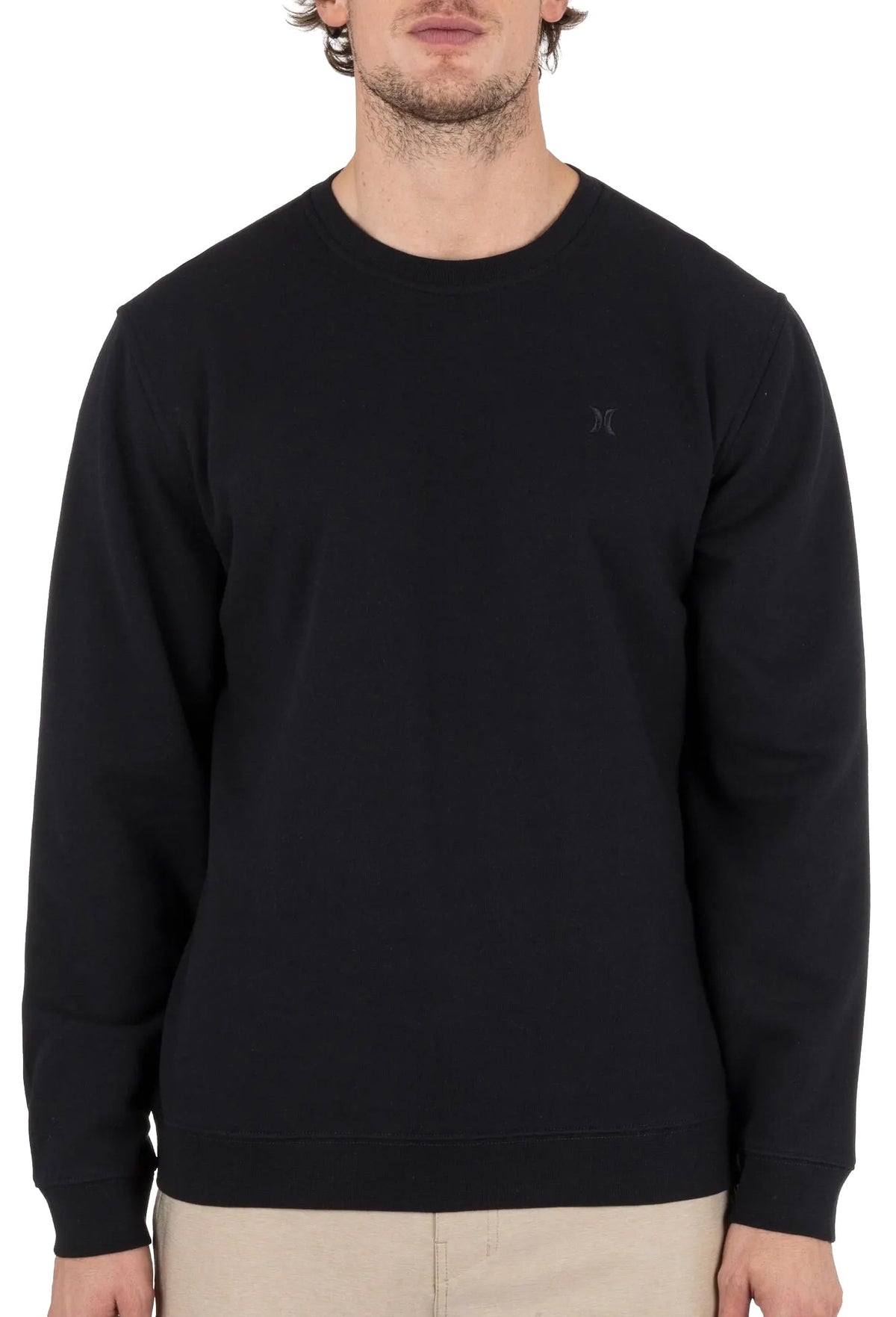 Hurley Icon Crew Sweater - Black
