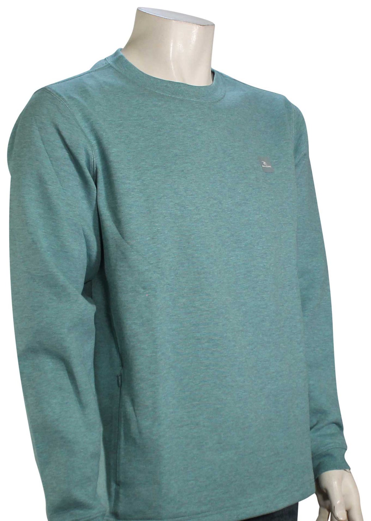 Rip Curl Vaporcool Crew Sweater - Mineral Blue Marle