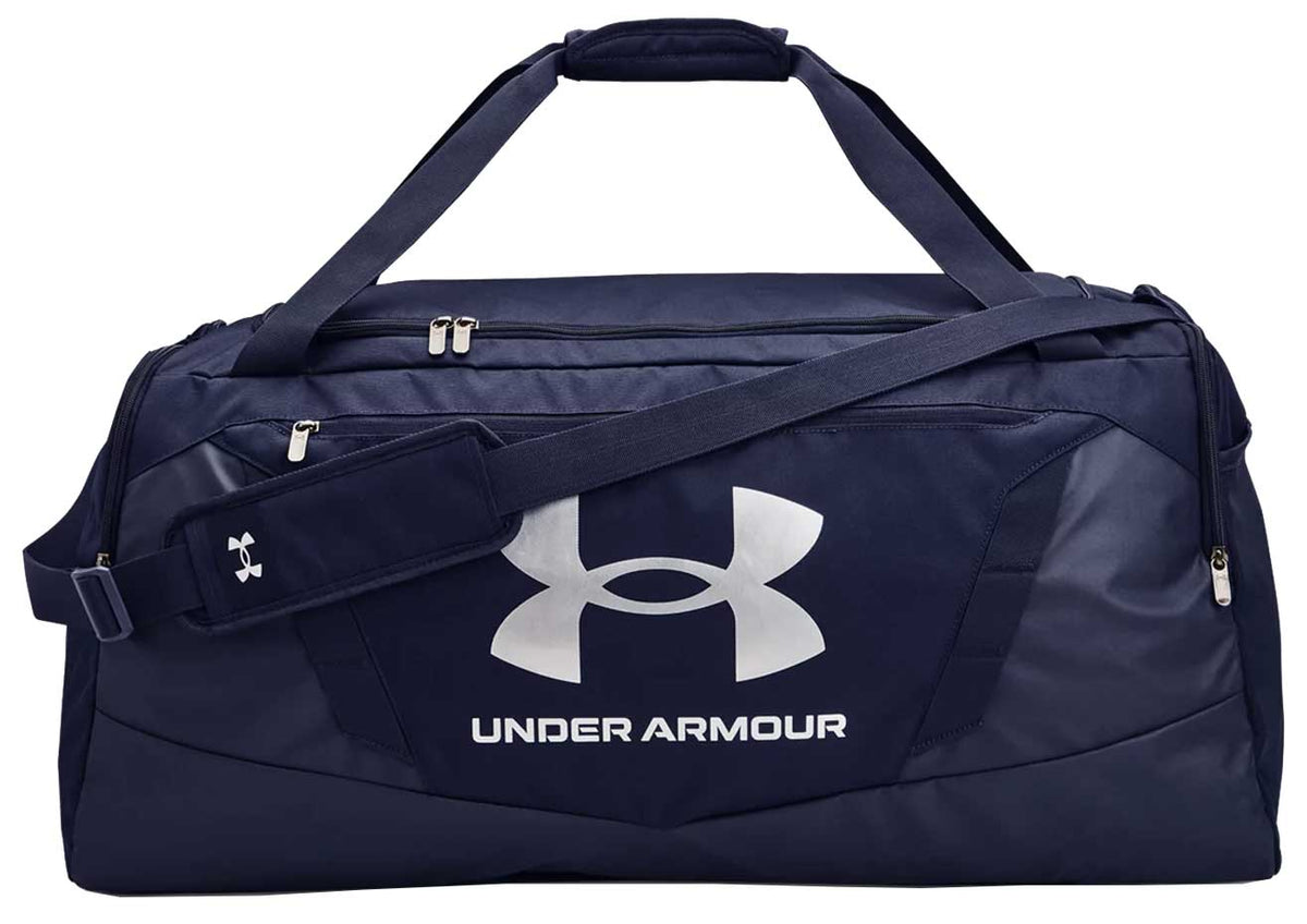 Under Armour Undeniable LG Duffle Bag - Navy / Metallic Silver