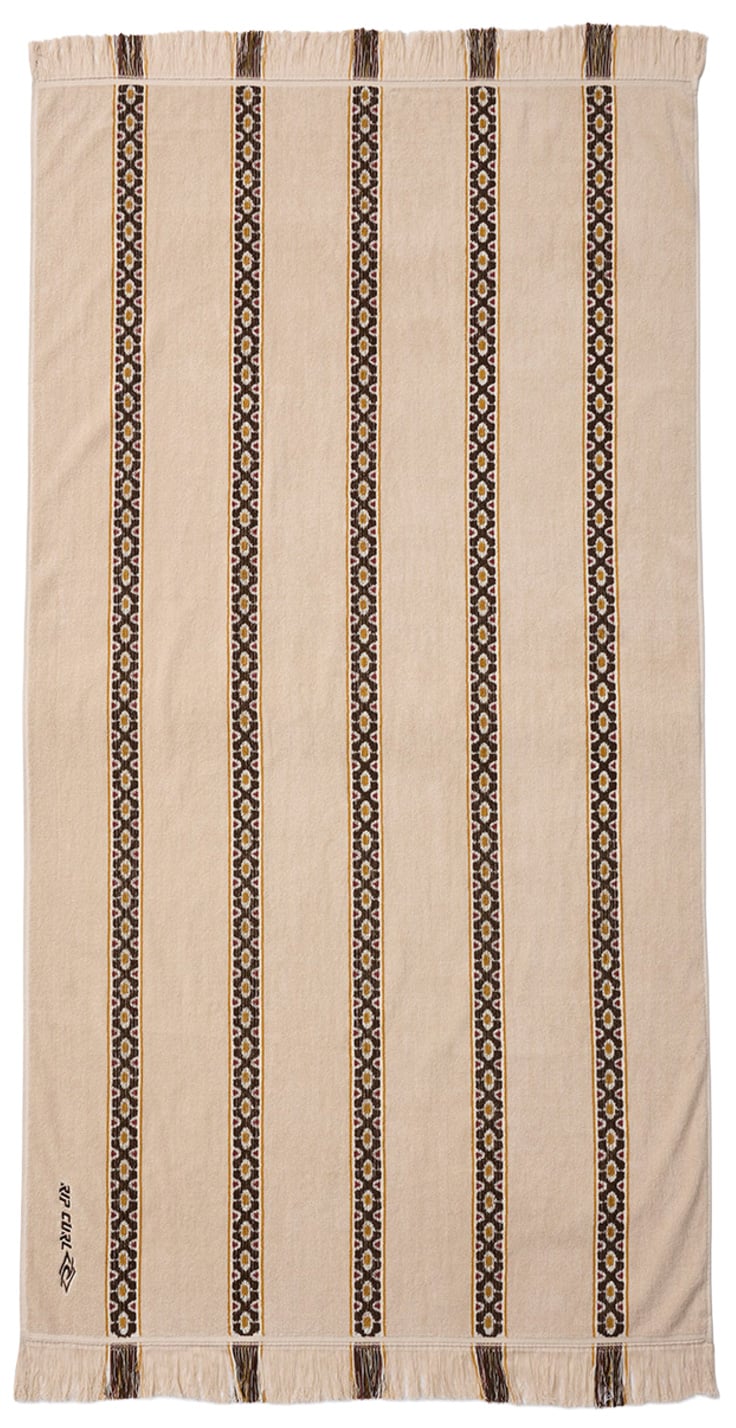 Rip Curl Classic Surf Jacquard Beach Towel - Bone