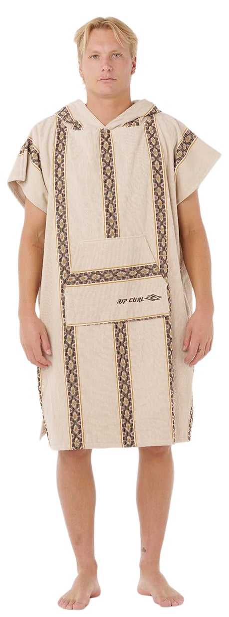 Rip Curl Classic Surf Hooded Beach Towel - Bone