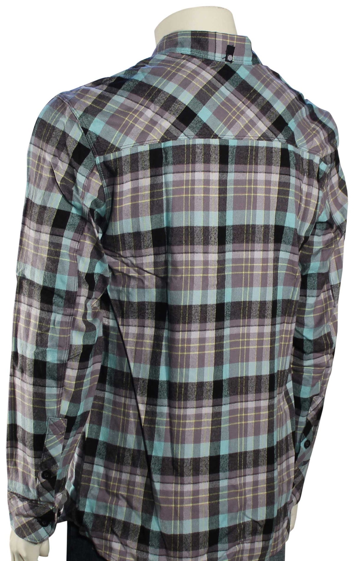 Element Cypress LS Button Down - Concrete, back view