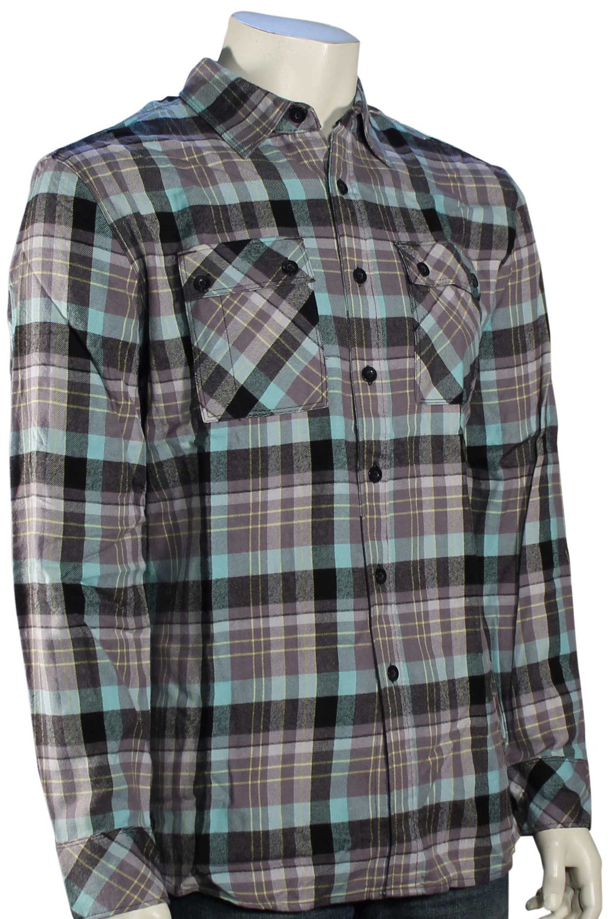 Element Cypress LS Button Down - Concrete, front view