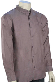 O'Neill Interstate LS Button Down Shirt - Charcoal, front view