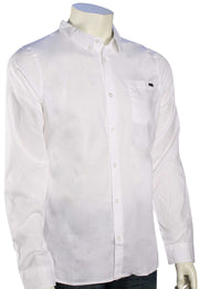 O'Neill Interstate LS Button Down Shirt - White, front view