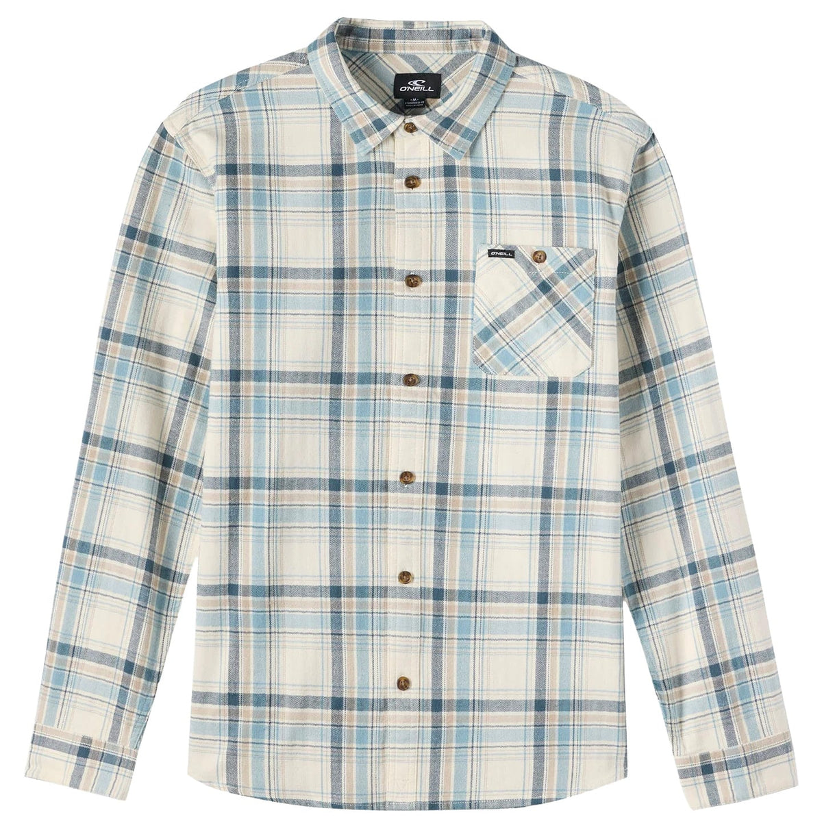 O'Neill Redmond LS Flannel Shirt - Cream