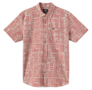 O'Neill Slub Standard Woven Men's Short Sleeve Button Down Shirt - Khaki