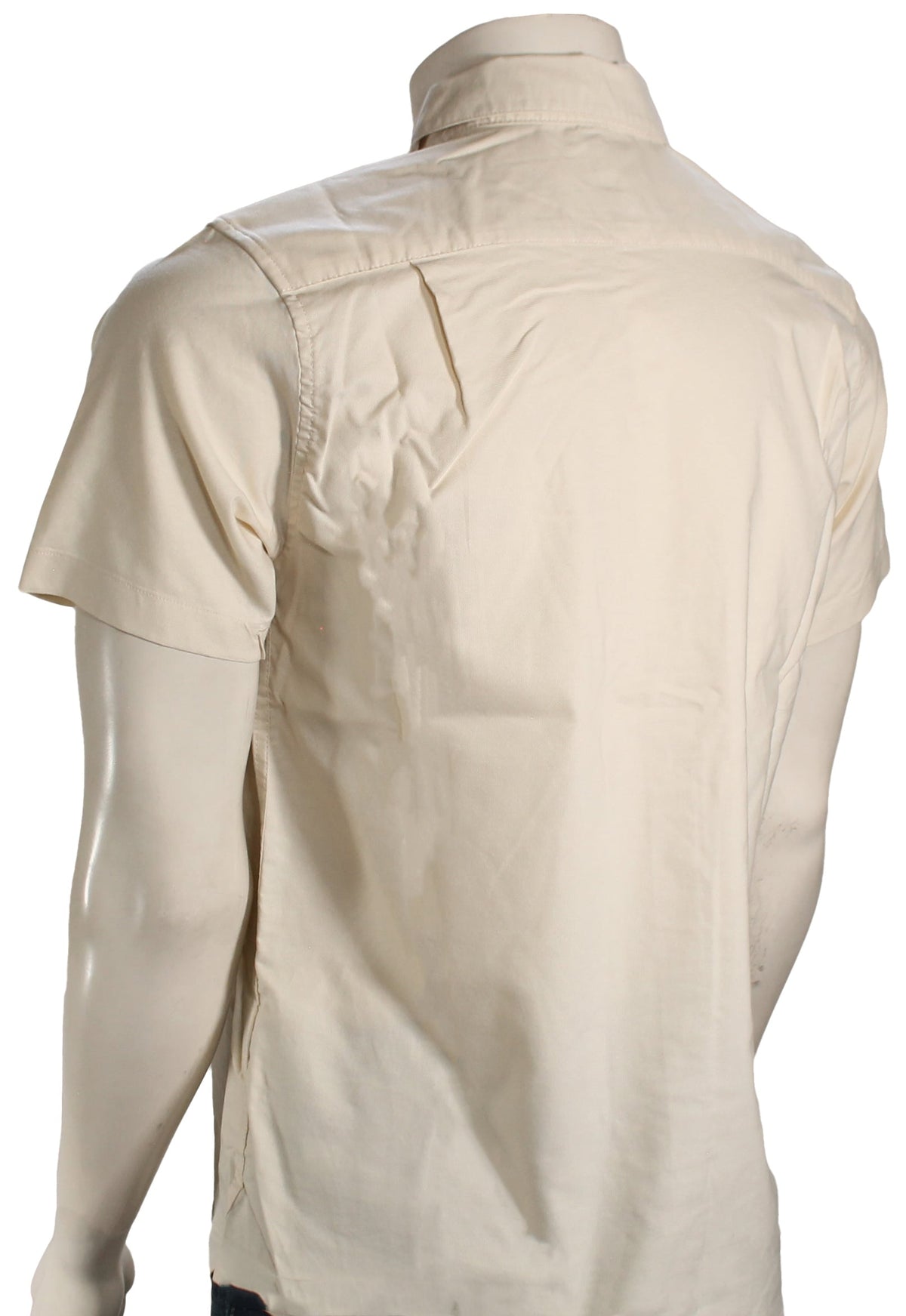 RVCA That'll Do Stretch SS Button Down Shirt - Latte – back view