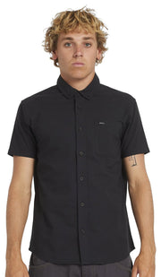 RVCA That'll Do Stretch SS Button Down Shirt - Black