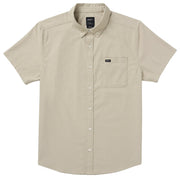 RVCA That'll Do Stretch Men's Short Sleeve Button Down Shirt - Vintage Khaki